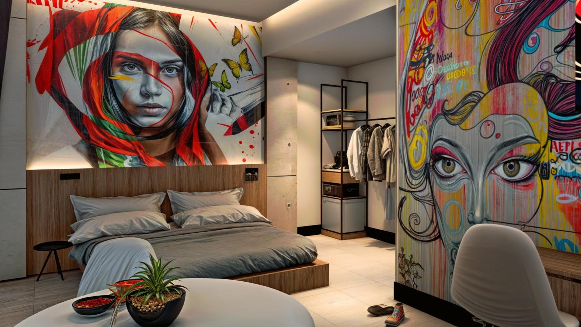 Street Art Hotel Roma Mexico City Exteriör bild
