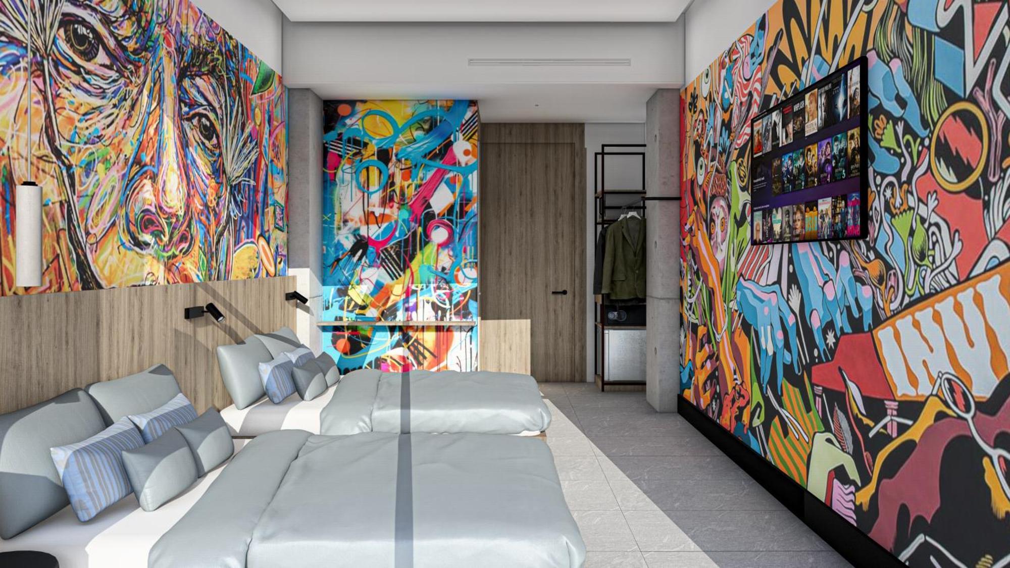 Street Art Hotel Roma Mexico City Exteriör bild